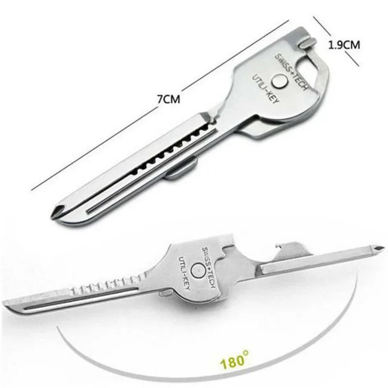 6-in-1 Folding EDC Keychain Tool - Pocket Pliers, Screwdriver & Bottle Opener