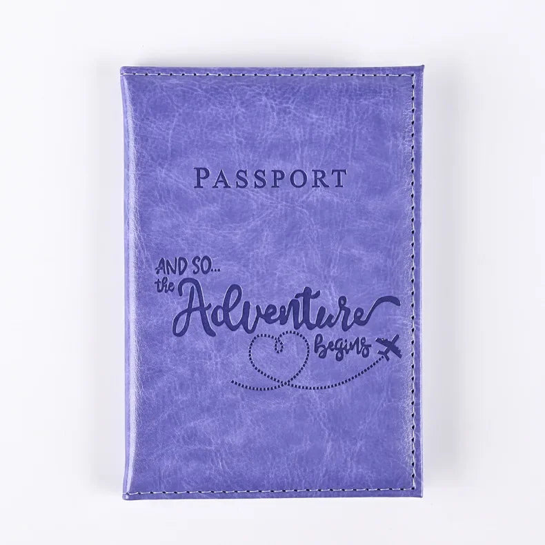 PU Leather Passport Holder Wallet – Travel Passport Cover & Card Case for Women and Men