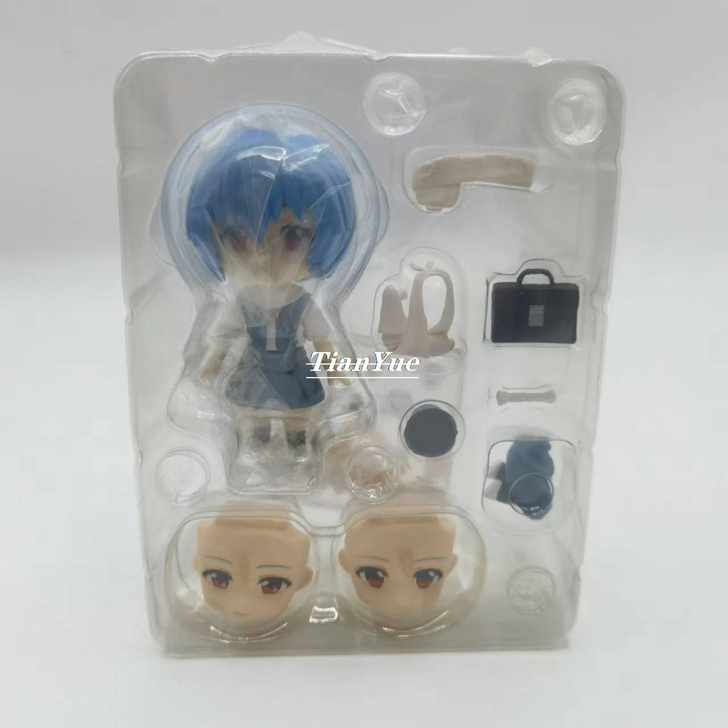 Articulated Anime Figure – Rei Ayanami & Asuka Langley Soryu, 10 cm (3.9 in) Collectible Gift