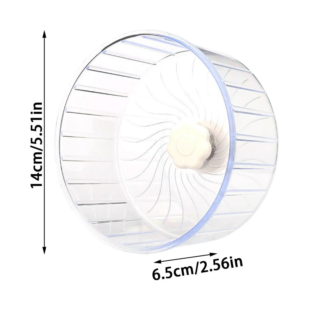 Quiet Double-Bearing Hamster Exercise Wheel 5.5 in (14 cm), Running Wheel for Hamsters Mice Gerbils
