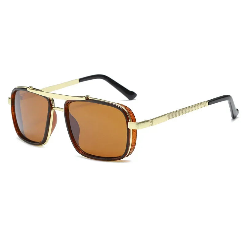 Women's Vintage Steampunk Cat-Eye Sunglasses UV400 Driving & Travel Shades - Alloy Frame, Polycarbonate Lenses