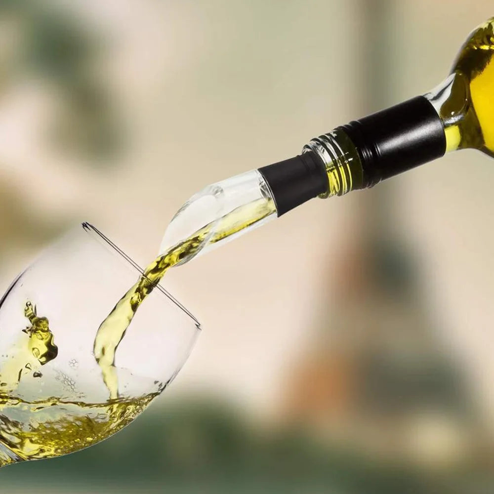 3-in-1 Stainless Steel Wine Chiller Rod 12.7 in (32.2 cm) - Aerator, Pourer & Ice Stick for Wine & Beer