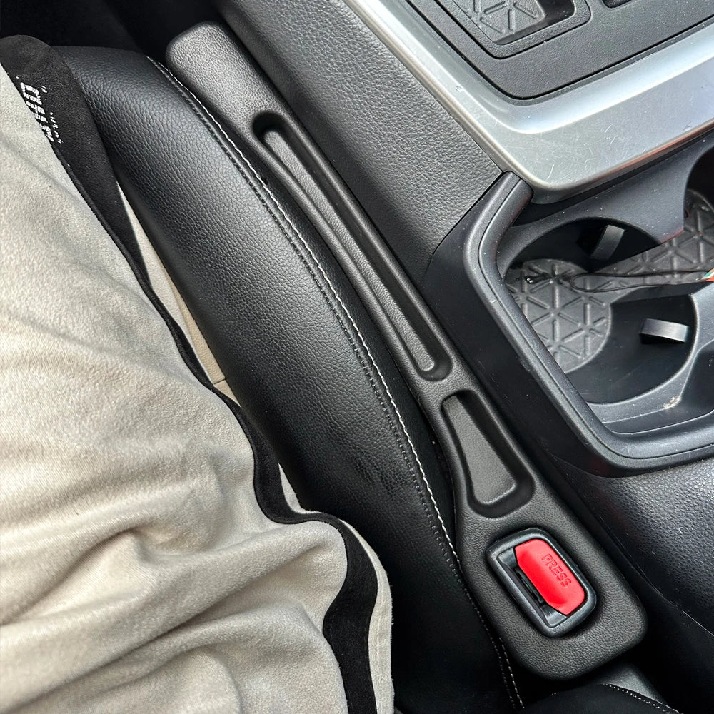 Universal Car Seat Gap Filler – Leak-Proof Side Seam Phone & Wallet Holder