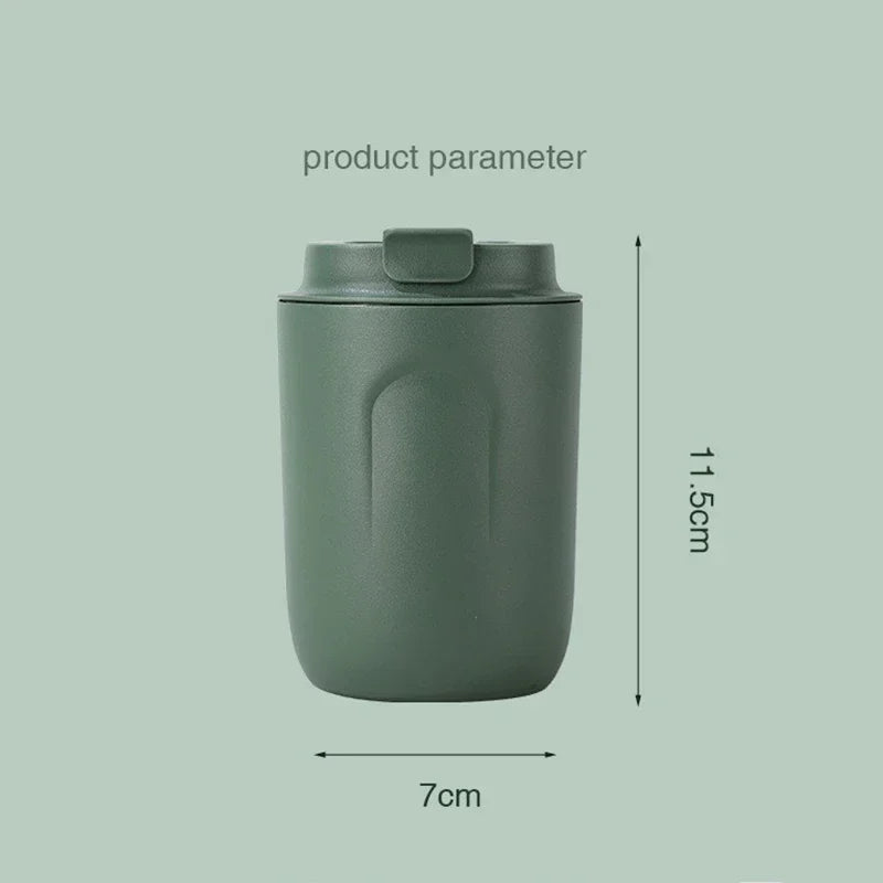 Mini Insulated Thermos Bottle 220ml (7.4oz) Stainless Steel Vacuum Flask – Leakproof Double-Wall Travel Coffee Mug