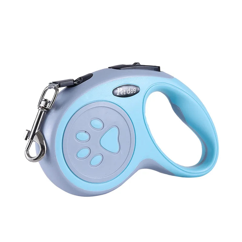 Retractable Nylon Dog Leash 3m/5m (9.8/16.4 ft) Extendable Lead for Small & Medium Dogs and Cats