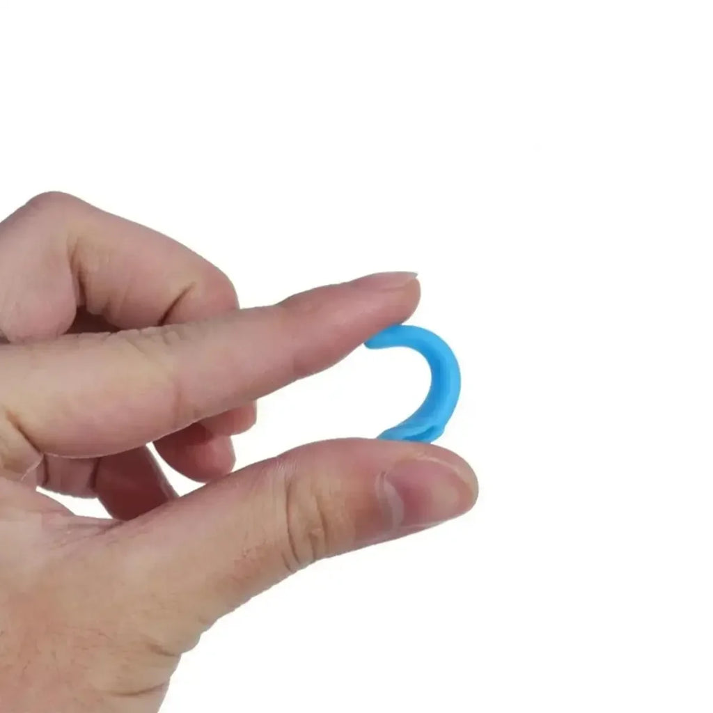100-Pack Silicone Anti-Slip Eyeglass Ear Hooks Temple Tips – 33 x 10 mm (1.3 x 0.39 in)