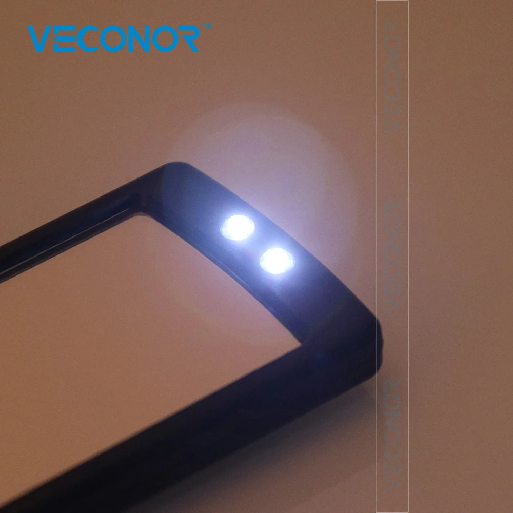 Portable Telescoping LED Inspection Mirror with 360° Flexible Swivel Head for Auto and DIY