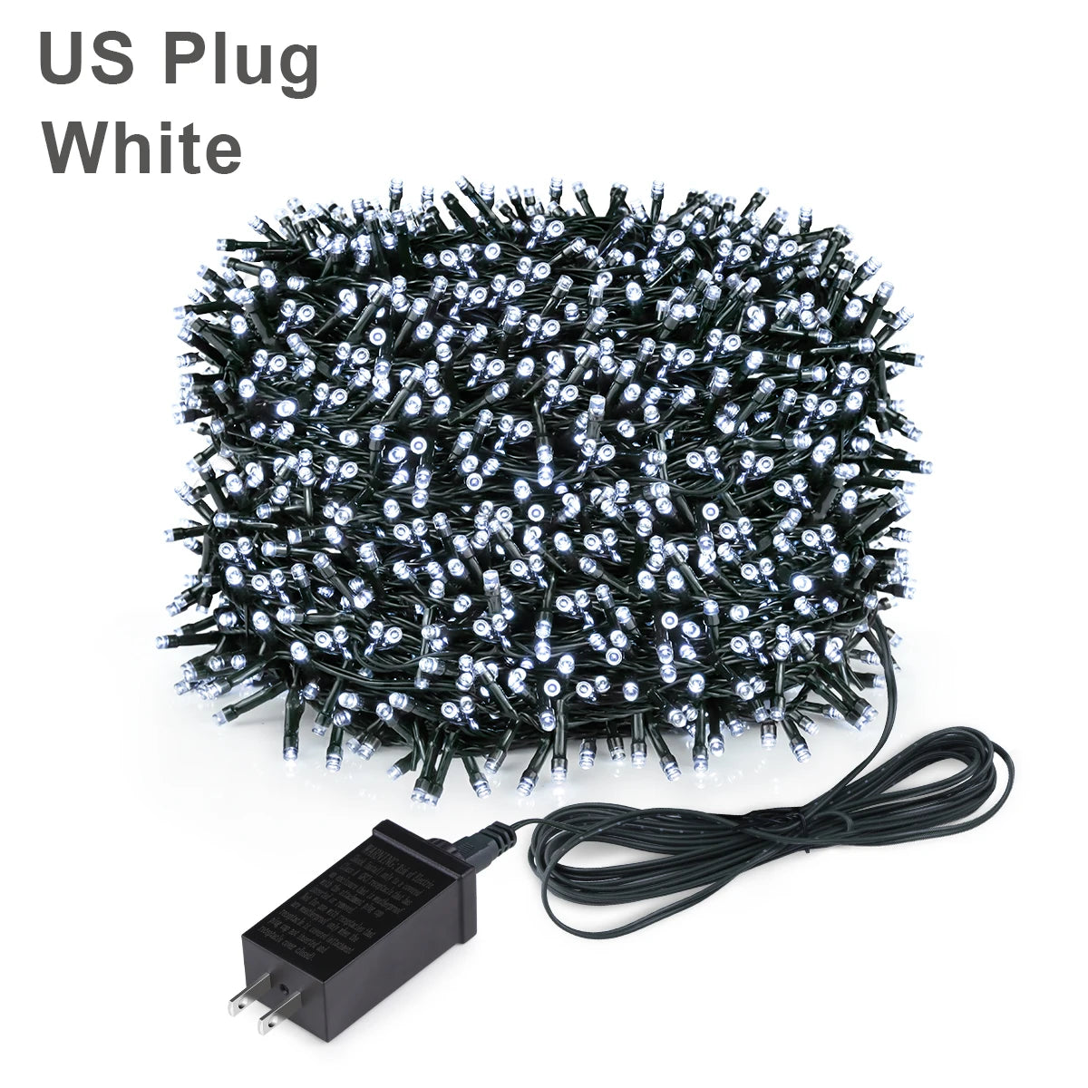 24V Outdoor LED Fairy String Lights – 10m/20m/30m/50m/100m (33ft/66ft/98ft/164ft/328ft) Warm White/White/Multicolor, IP65 Waterproof, 8 Modes