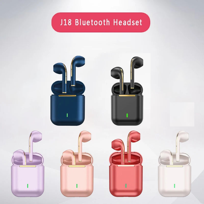TWS Bluetooth 5.3 Wireless Earbuds, ANC Noise Cancelling, Waterproof, Long Battery Life with Mic for Gaming & Sports