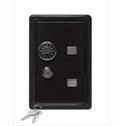 Mini Vertical Metal Safe Piggy Bank Desktop & Car Key Lock Box