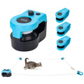 Interactive Cat Wheel Treadmill with Remote Adjustable Speed Indoor Cat Exerciser & Hunting Toy