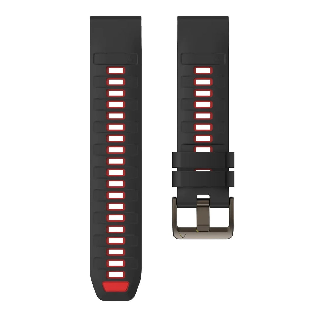 Silicone Sport Watch Band 22mm & 26mm – Breathable Replacement for 47mm and 51mm Smartwatches