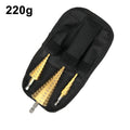 Titanium Plated Step Drill Bit Set Hex Shank Straight Groove — 3–32mm (0.12–1.26 in)