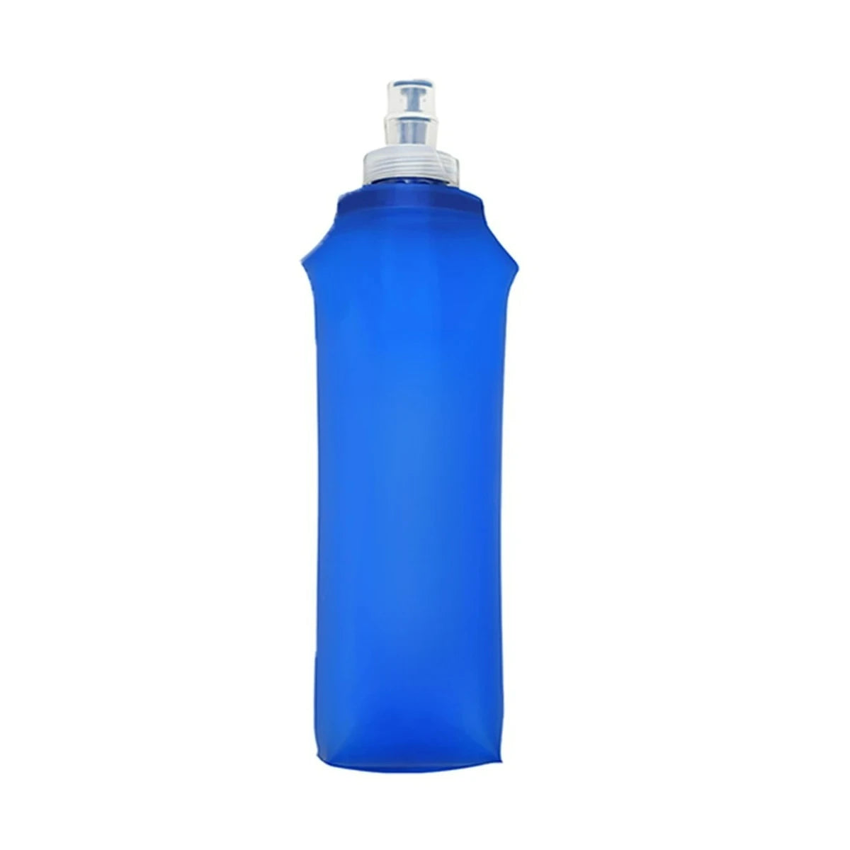 150ml/250ml/500ml (5oz/8.5oz/17oz) Collapsible Silicone Water Bottle with Bite Valve - Portable for Running Camping Hiking Travel
