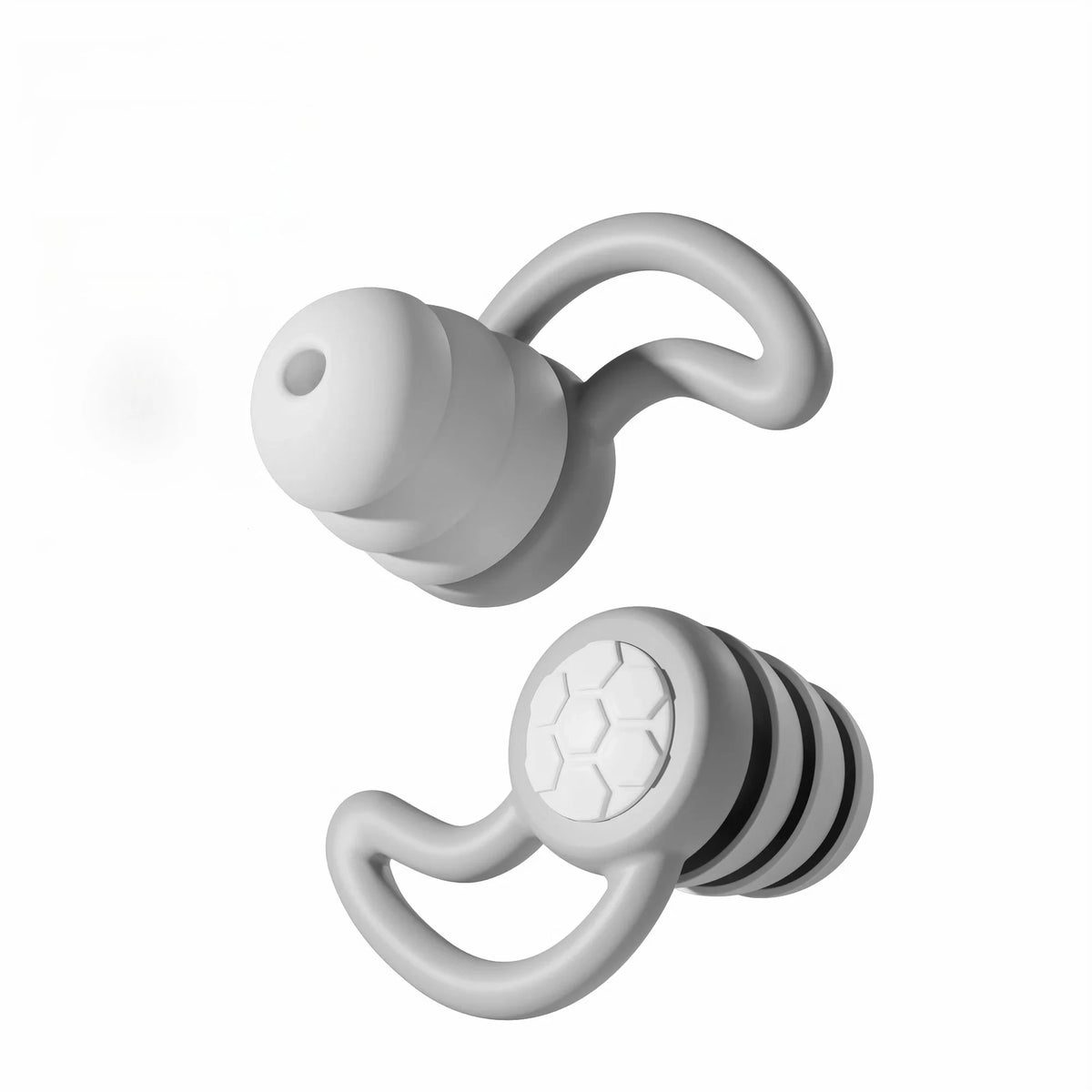 Silicone Noise-Canceling Earplugs - Waterproof 3-Layer Noise Filter for Sleep & Swimming