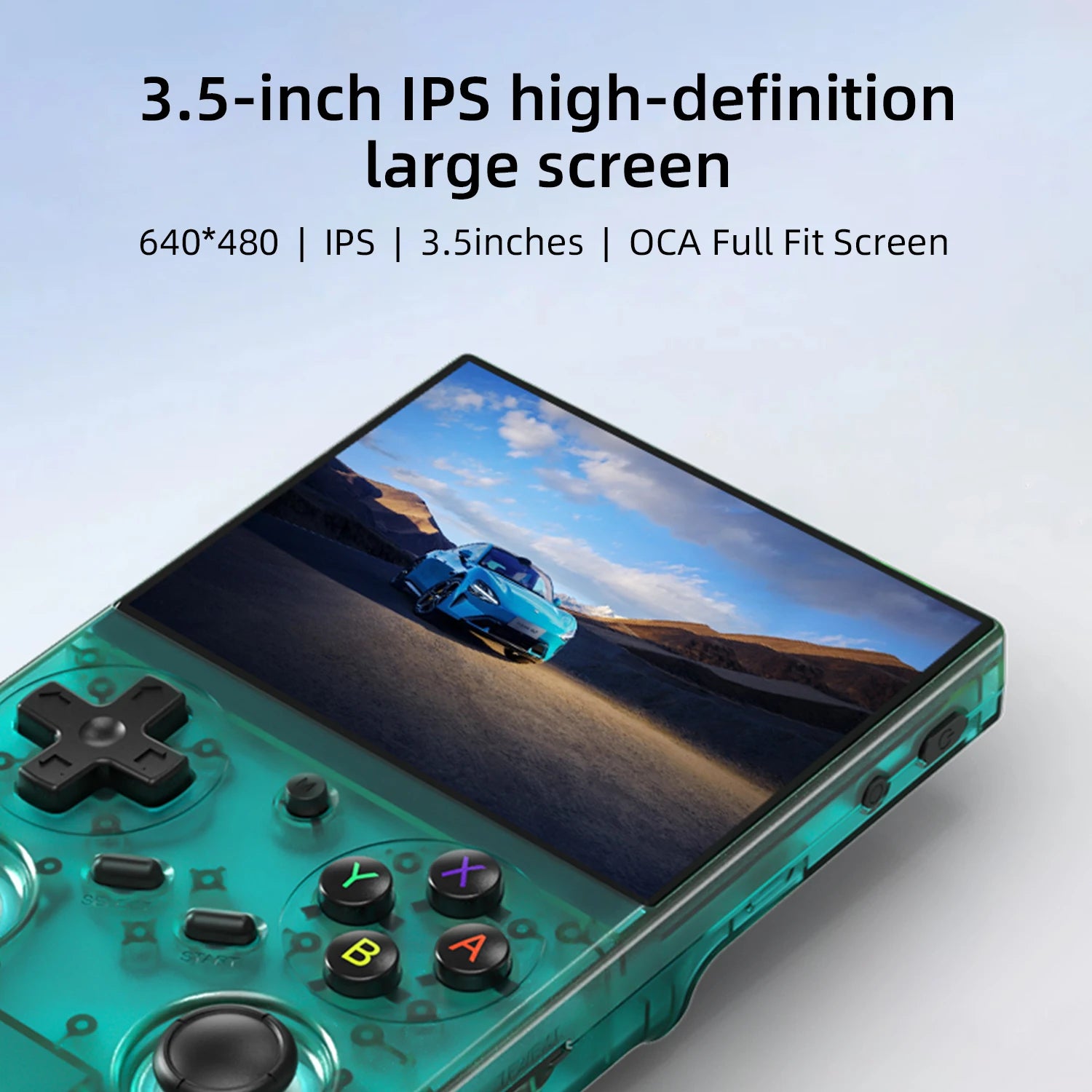 3.5-Inch IPS Retro Handheld Game Console 64GB Linux Emulator with Mini HDMI, Bluetooth & 3200mAh Battery