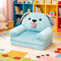 Foldable Kids Sofa Toddler Armchair (Ages 1-4) – Foam-Filled Convertible Seat & Sleeping Mat for Reading Nursery Bedroom