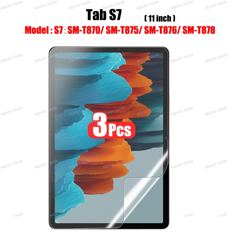 3-Pack Paper-Feel Matte Screen Protector for 11-Inch (27.9 cm) Tablet — Paperlike Drawing & Writing, PET, Anti-Glare, No Glass