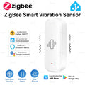 Zigbee Smart Vibration & Tilt Sensor - Door/Window Alarm, Real-Time Monitoring for Smart Home Security