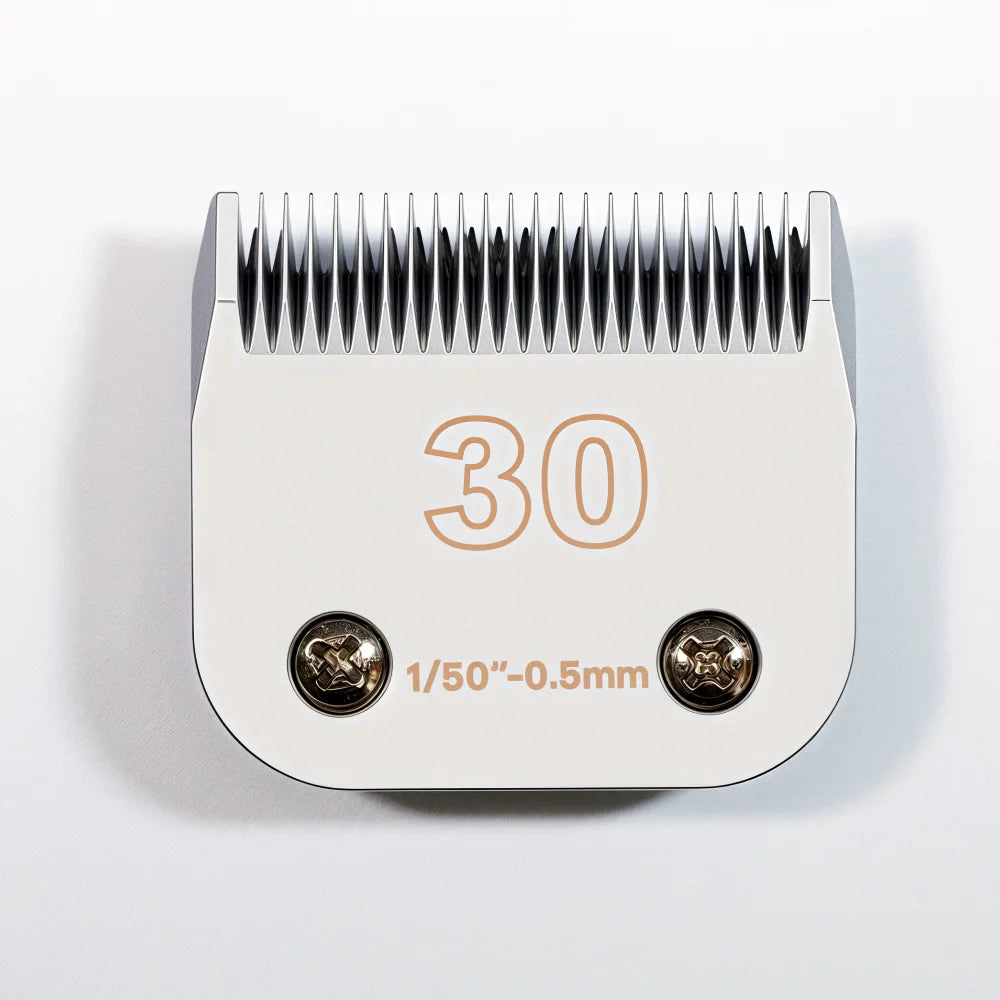 A5 Snap-On Pet Clipper Replacement Blades – 3F, 4F, 5F, 7F, 10#, 15#, 30#, 40#, 50# | Professional Dog & Cat Grooming Blades (Fits Most Detachable Clippers)