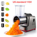 250W 5-in-1 Electric Vegetable Slicer Shredder Salad Shooter Cheese Grater Cutter for Carrot Cabbage Potato