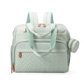 Large Mom Dad Diaper Backpack - Maternity Nappy Bag with Pacifier Pouch