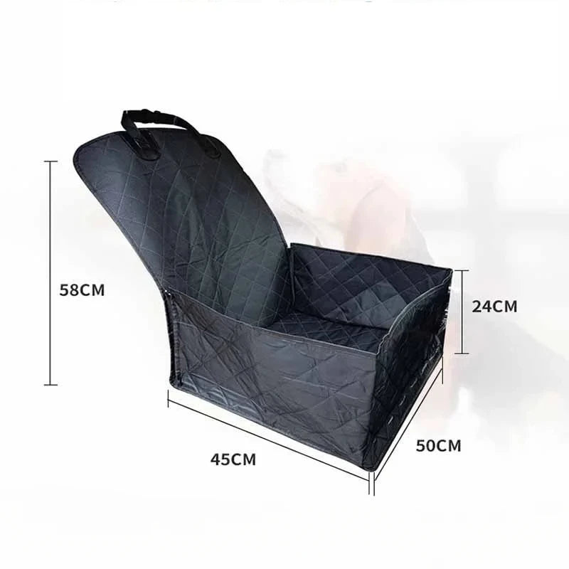 Waterproof Dog Car Seat Hammock – Universal Pet Travel Seat Cover, Wear-Resistant Carrier for Dogs & Cats