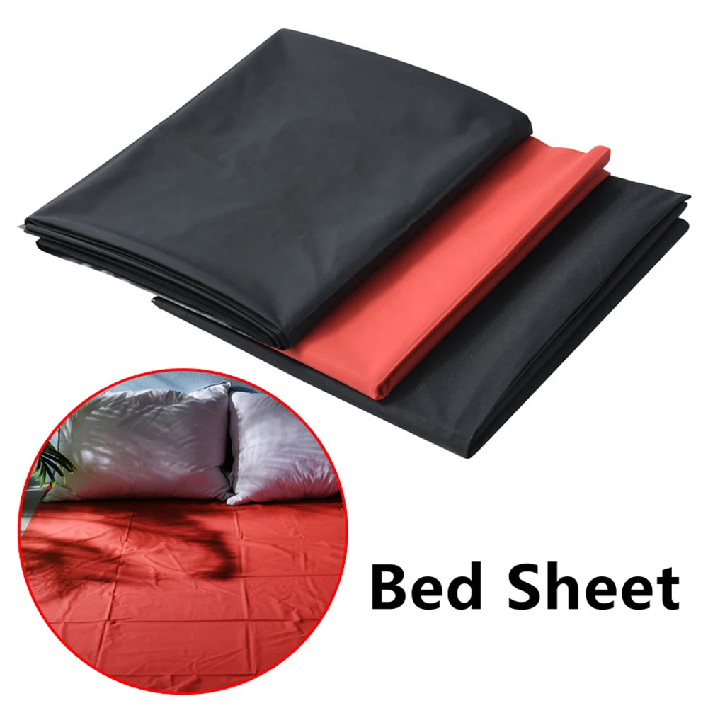 Waterproof PVC Bed Sheet Coverlet – Oil & Spa Protector Flat Sheet for Couples, Fits 1.2/1.5/1.8–2.0m Beds (220×130/160/200 cm) – 3 Colors