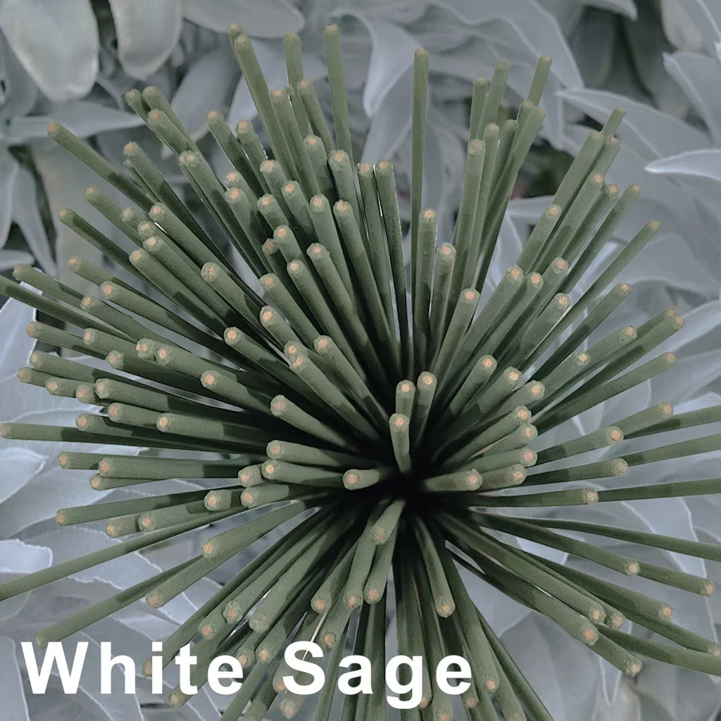 White Sage Lavender & Mint Aromatherapy Incense Coils for Patio, Porch, Poolside, Camping & Garden