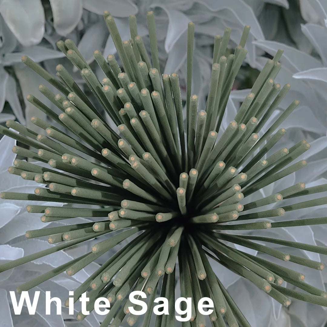 White Sage Lavender & Mint Aromatherapy Incense Coils for Patio, Porch, Poolside, Camping & Garden