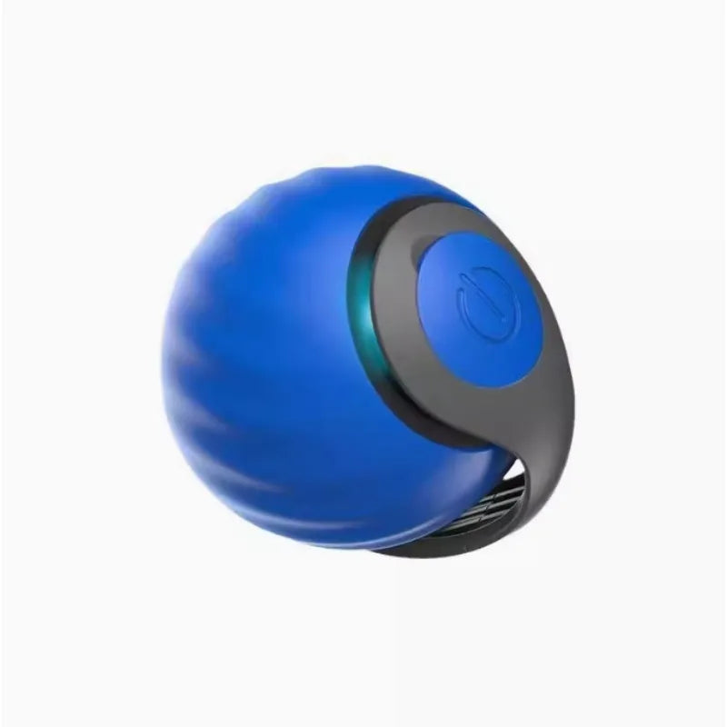 Interactive USB Rechargeable Rolling Cat Toy with Faux Tail — Automatic Teaser Ball for Cats & Small Dogs