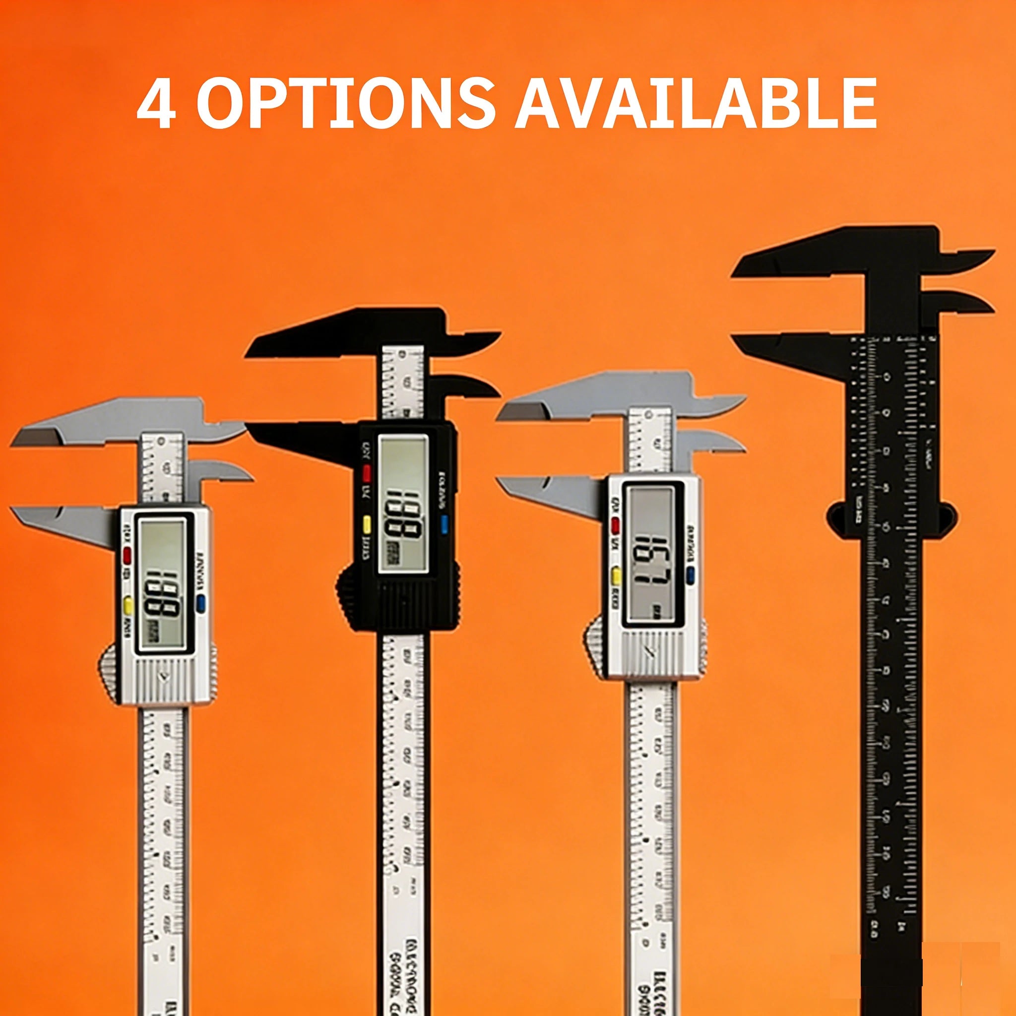 Mini Plastic Vernier Caliper 0-150mm (0-6 in) Portable Manual Measuring Tool for Students & DIY