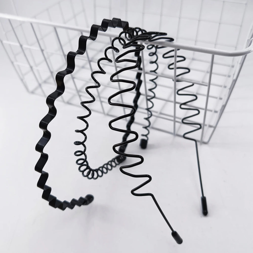 3/6-Pack Anti-Slip Hair Hoops Headbands Korean Style Invisible Sports Hair Clips for Women & Men