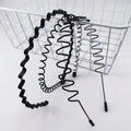 3/6-Pack Anti-Slip Hair Hoops Headbands Korean Style Invisible Sports Hair Clips for Women & Men