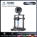 3D FDM Printer with Direct Drive Extruder, Auto Bed Leveling, 32-bit Silent Motherboard, 220 x 220 x 240 mm Build Volume