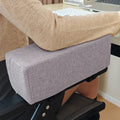PU Foam Armrest Cushion Pad for Office & Gaming Chair, Linen-Style Elbow Rest — Removable Washable Cover, 10.6 x 4.7 x 3.9 in (27 x 12 x 10 cm)