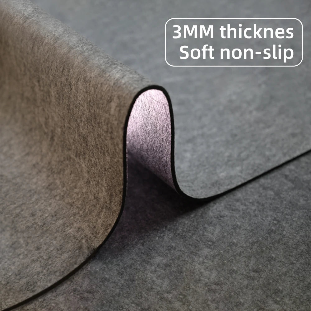 Large Felt Desk Pad - Non-Slip Office & Gaming Mouse Pad, Tabletop Protector, Multiple Sizes 30×23–120×60 cm (11.8×9.1–47.2×23.6 in)