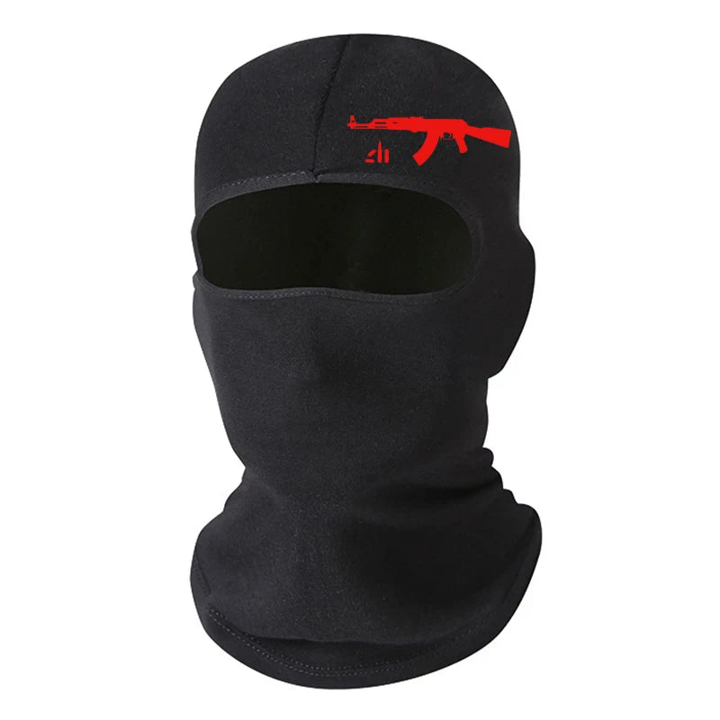 Lycra Full Face Balaclava Mask - Windproof Winter Mask for Motorcycle, Cycling, Ski & Snowboard - Unisex