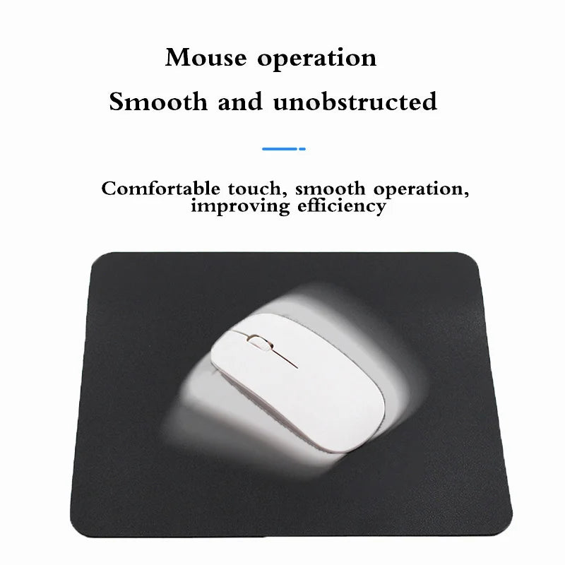 PU Leather Mouse Pad Non-Slip Waterproof Anti-Scratch Desk Mat for PC Laptop Gaming