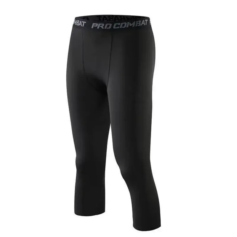 Men's All-Season Knit Polyester Calf-Length Sweatpants – Sporty Joggers