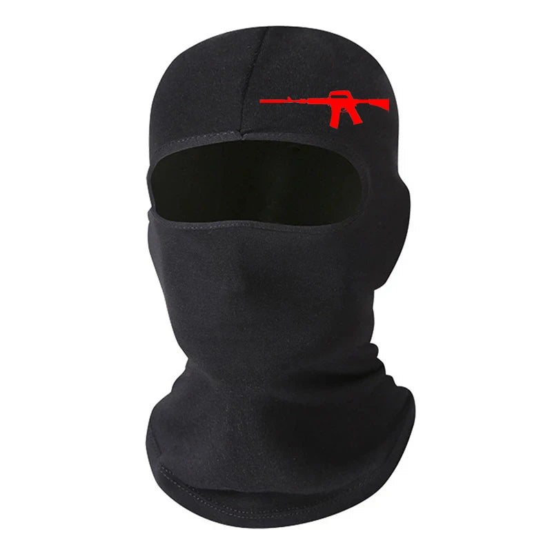 Lycra Full Face Balaclava Mask - Windproof Winter Mask for Motorcycle, Cycling, Ski & Snowboard - Unisex