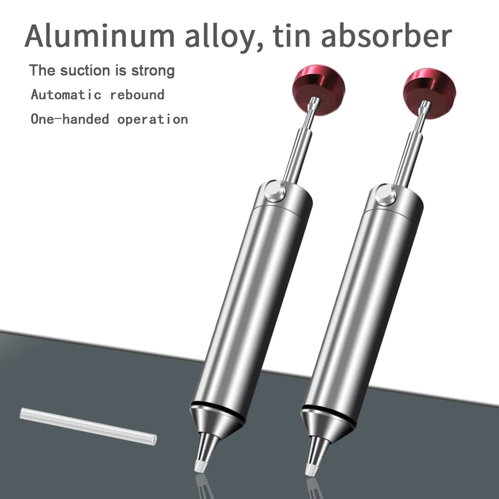 Aluminum Alloy Manual Desoldering Pump Solder Sucker Vacuum Tin Remover for PCB Repair