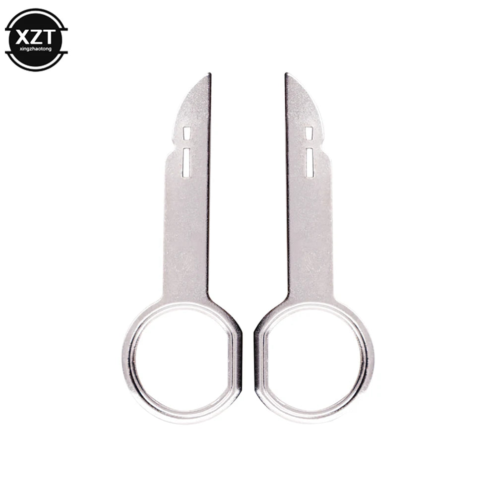 Car Radio Stereo Removal Tools — 2/4-Pack Metal Installation Keys for VW Audi Ford Porsche