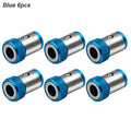 Magnetic Bit Holder Ring 1/4-Inch (6.35mm) Alloy Screwdriver Bit Magnetizer