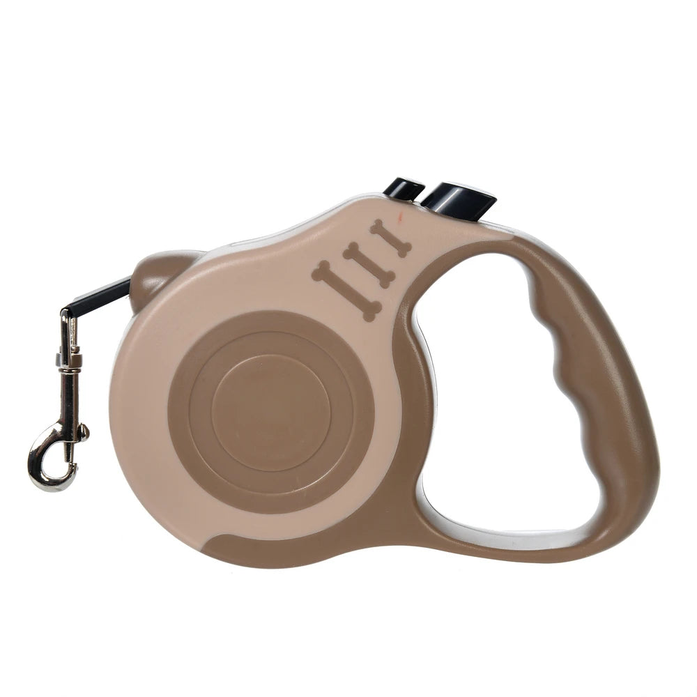 Retractable Nylon Dog Leash 3m/5m (9.8 ft/16.4 ft) Adjustable Lead for Small and Medium Dogs and Cats