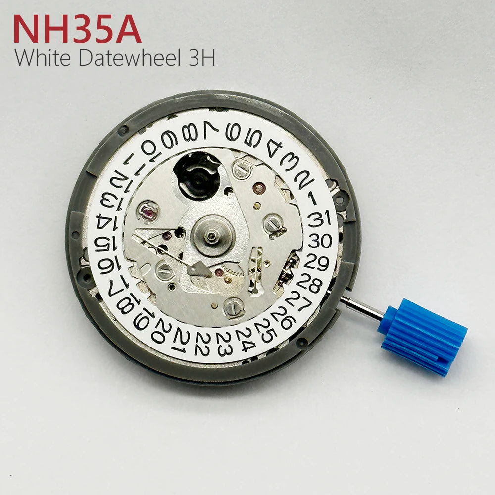 Automatic Self-Winding 24-Jewel Watch Movement with Date at 3:00 — High Accuracy Replacement for Mod Watches