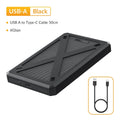 2.5-Inch SATA SSD/HDD Enclosure USB-C USB 3.1 6Gbps Fits 7–9mm (0.28–0.35 in) Drives