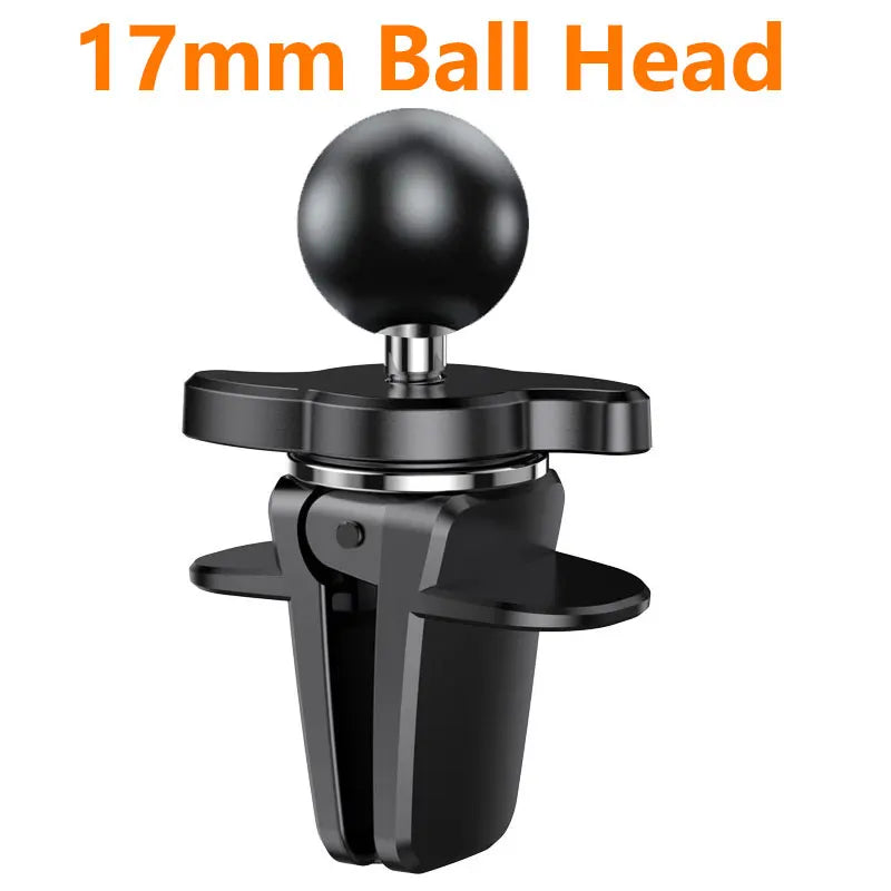 Universal 17mm Ball Head Magnetic Gravity Car Vent Phone Holder Air Outlet Clip Mount