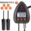 5-in-1 WiFi & Bluetooth Water Quality Monitor — pH, TDS/EC, Salinity, Specific Gravity & Temp for Aquariums, Hydroponics & Aquaculture