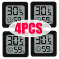 LCD Digital Thermometer Hygrometer - Indoor Temperature & Humidity Gauge Electronic Room Sensor Weather Station